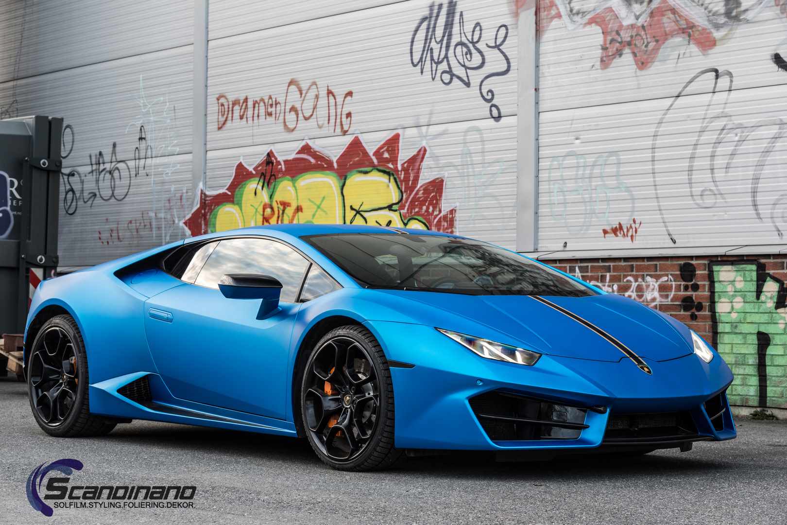 Huracan Matt blue chrome