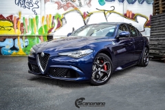 Alfa Romeo Giulia helfoliert med lakkbeskyttelsesfilm fra STEK-15