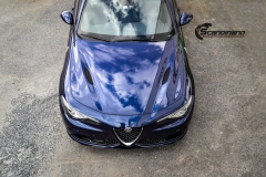 Alfa Romeo Giulia helfoliert med lakkbeskyttelsesfilm fra STEK-7
