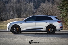 Audi e-tron helfoliert i MATT lakkbeskyttelsesfilm fra STEK-0157