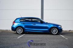 BMW 1st series E87 foliering blue