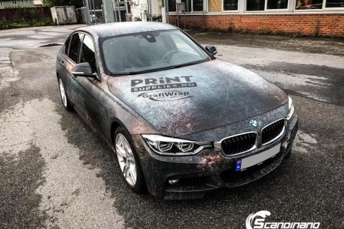 BMW 3 serie custom rust design_-13