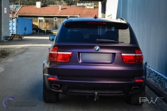 BMW X5 foliert i matt midnight purple pwf-2