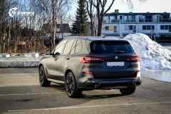BMW X5 Helfoliert i Matt Diamond Black fra PFW-6