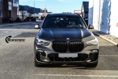 BMW X5 Helfoliert i Matt Diamond Black fra PFW