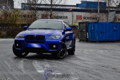 BMW X6 foliert i Gloss Blue-4