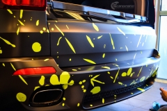 BMWX5 foliert i Atomic Lime fra PWF-13