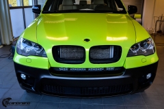 BMWX5 foliert i Atomic Lime fra PWF-7