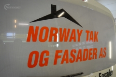 Fiat Doblo Maxi profilert for Norway tak og fasade-