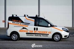 Fiat Doblo Maxi profilert for Norway tak og fasade-8