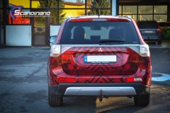 Mitsubishi Outlander foliert med transparent print folie fra ORAFOL-3