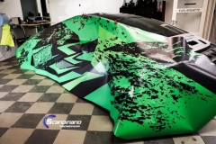 Porsche 911 Helfoliert med print folie.--10