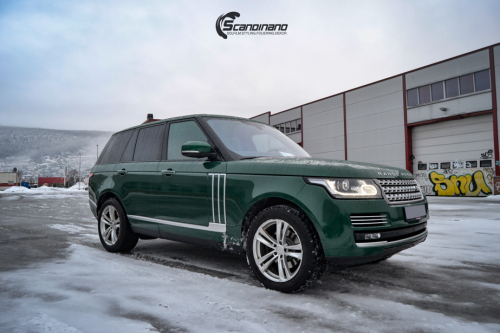Range Rover helfoliert i Gloss Sapphire Metallic fra 3M-6