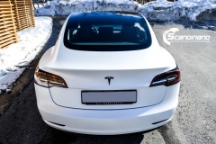 Tesla Model 3 foliert med lakkbeskyttelsesfilm-10
