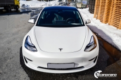 Tesla Model 3 foliert med lakkbeskyttelsesfilm-3