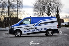 Volkswagen Transporter profilert for Malerservice AS-6