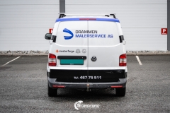 Volkswagen Transporter profilert for Malerservice AS-8-2