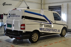 Volkswagen Transporter profilert for Malerservice AS-9